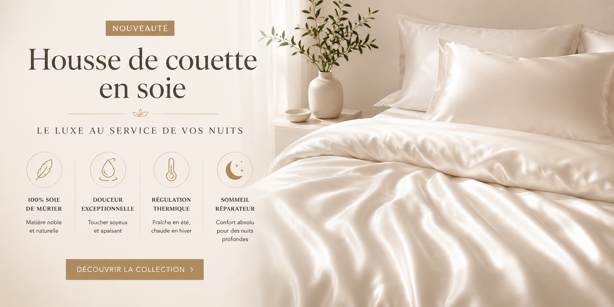 Housse de couette en soie : bienfaits et guide Image