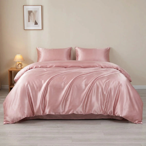 Housse de couette en soie de mûrier Rosa - Grade 6A OEKO-TEX