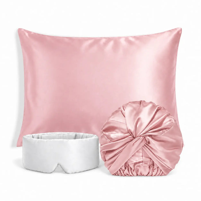 Silk Discovery Bundle - 22 Momme pillowcase + Mask + FREE Bonnet
